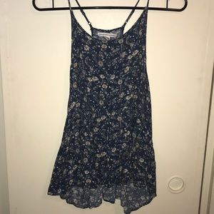 Floral Halter Tank Top